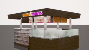 Dunkin Donuts en centro comercial