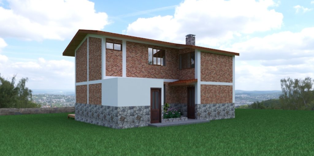 Diseño de casa de campo en Huaraz