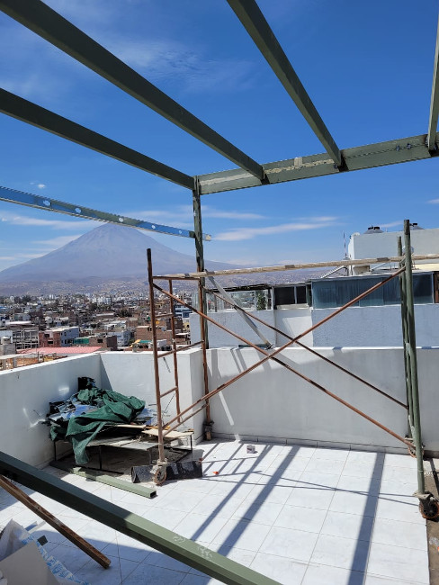 vista al Misti desde duplex en Arequipa