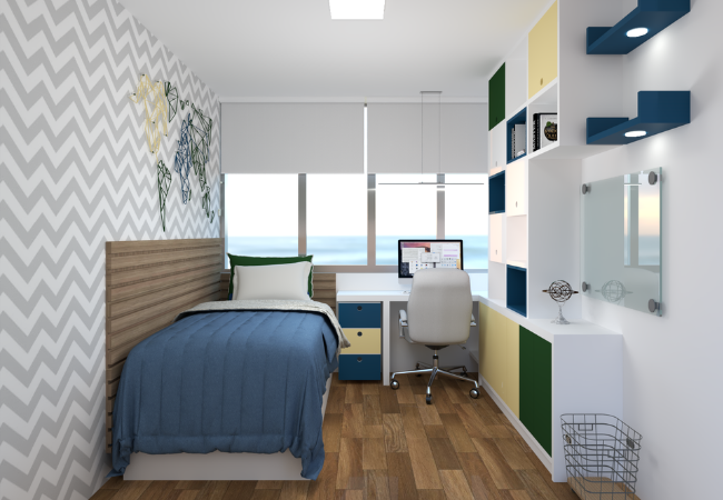 Diseño de dormitorio de niño 