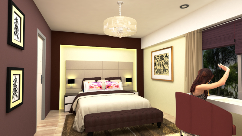 Diseño de dormitorios con cabecera retroiluminada 