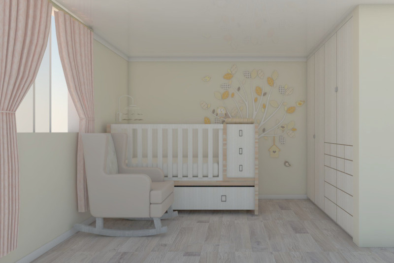 Diseño de dormitorio de bebe