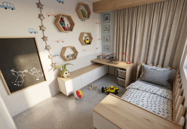 Diseño de dormitorio de niños