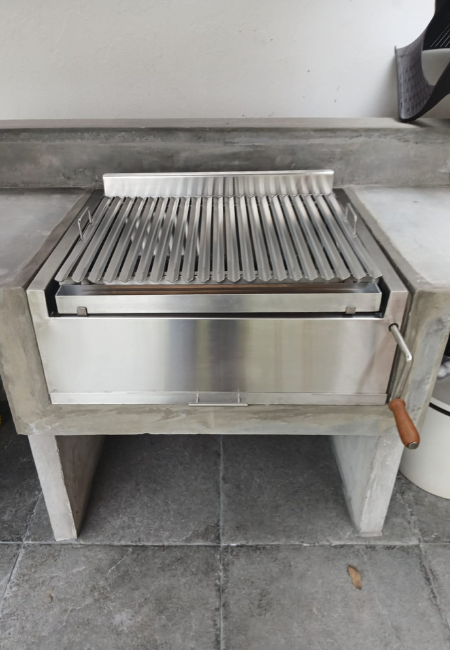 Parrilla para empotrar en nicho