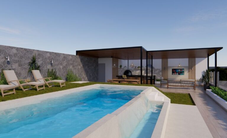 Diseño de terrazas y piscinas