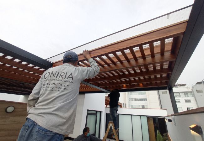 Construccion de techos de madera en Lima