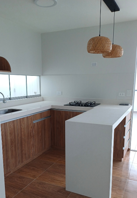 Cocina en playa pulpos