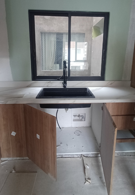 Instalación de lavadero de cocina 