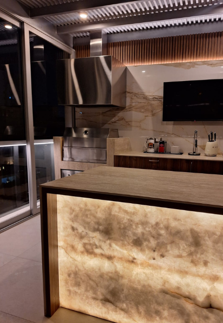 Campana para parrilla de terraza