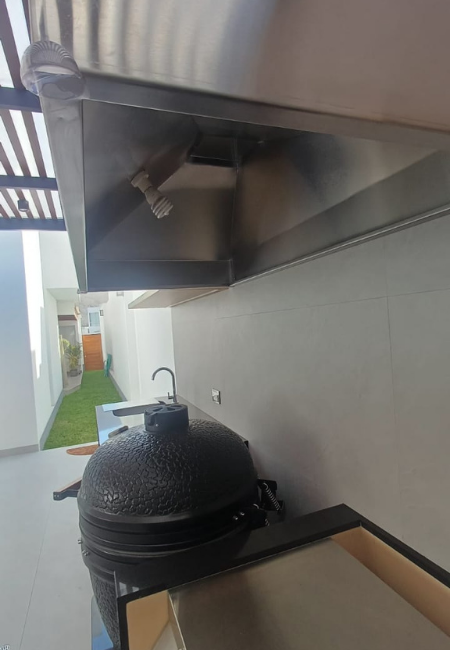 Interior de campana rectangular