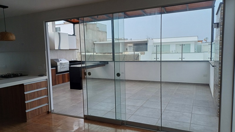 Mampara corrediza para terrazas