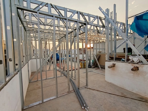 Armado de extructura de  Steel Frame