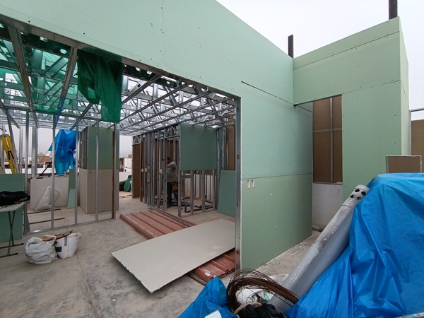 Empanelado de estructura de drywall