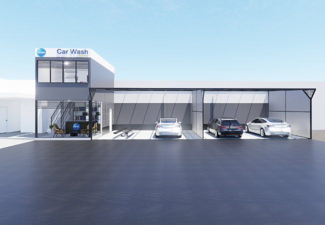 Diseño de car wash en Surco