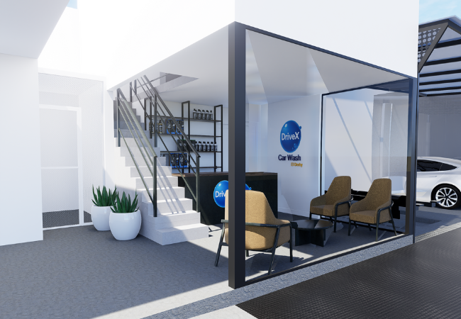 Zona de espera de car wash