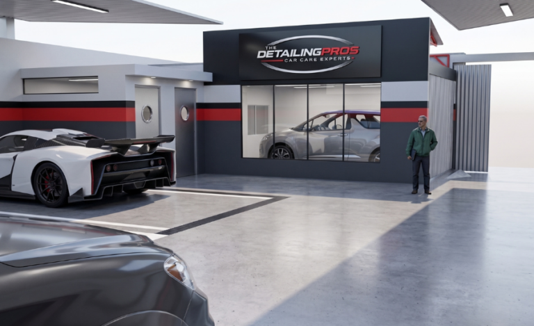 Diseño arquitectónico de car wash