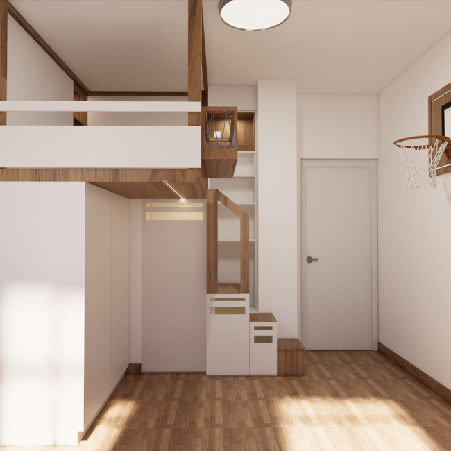 Diseño de dormitorio de niños