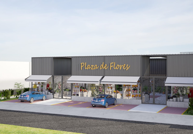 Diseño de fachada de vivero descartada