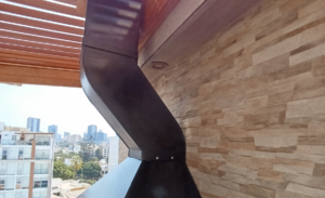 Campanas de ducto quebrado para parrilla